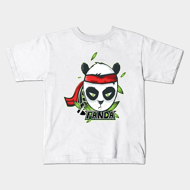 Panda Fighter Gifts for Girls and Women, boys and man T-Shirt Kids T-Shirt by Officail STORE